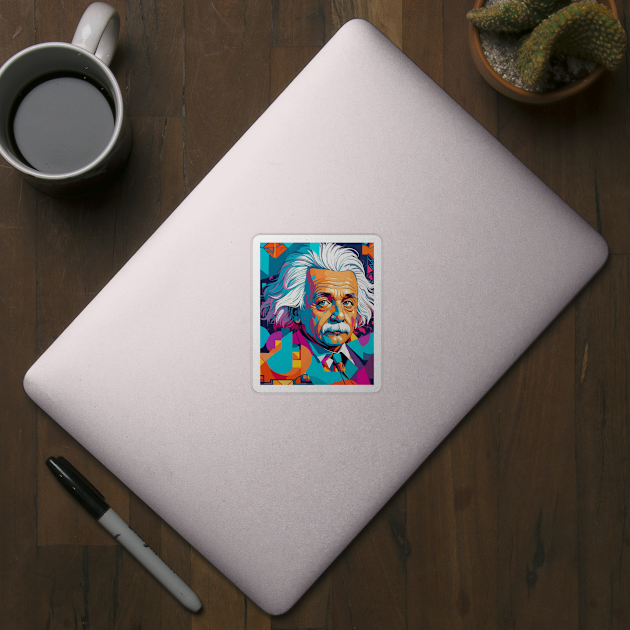 Albert Einstein by CatCoconut-Art